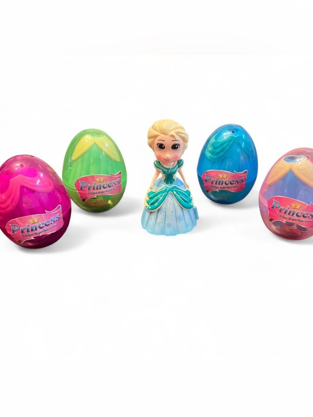 Surprise Princess Egg Set with Blue-Green Princess Figurine